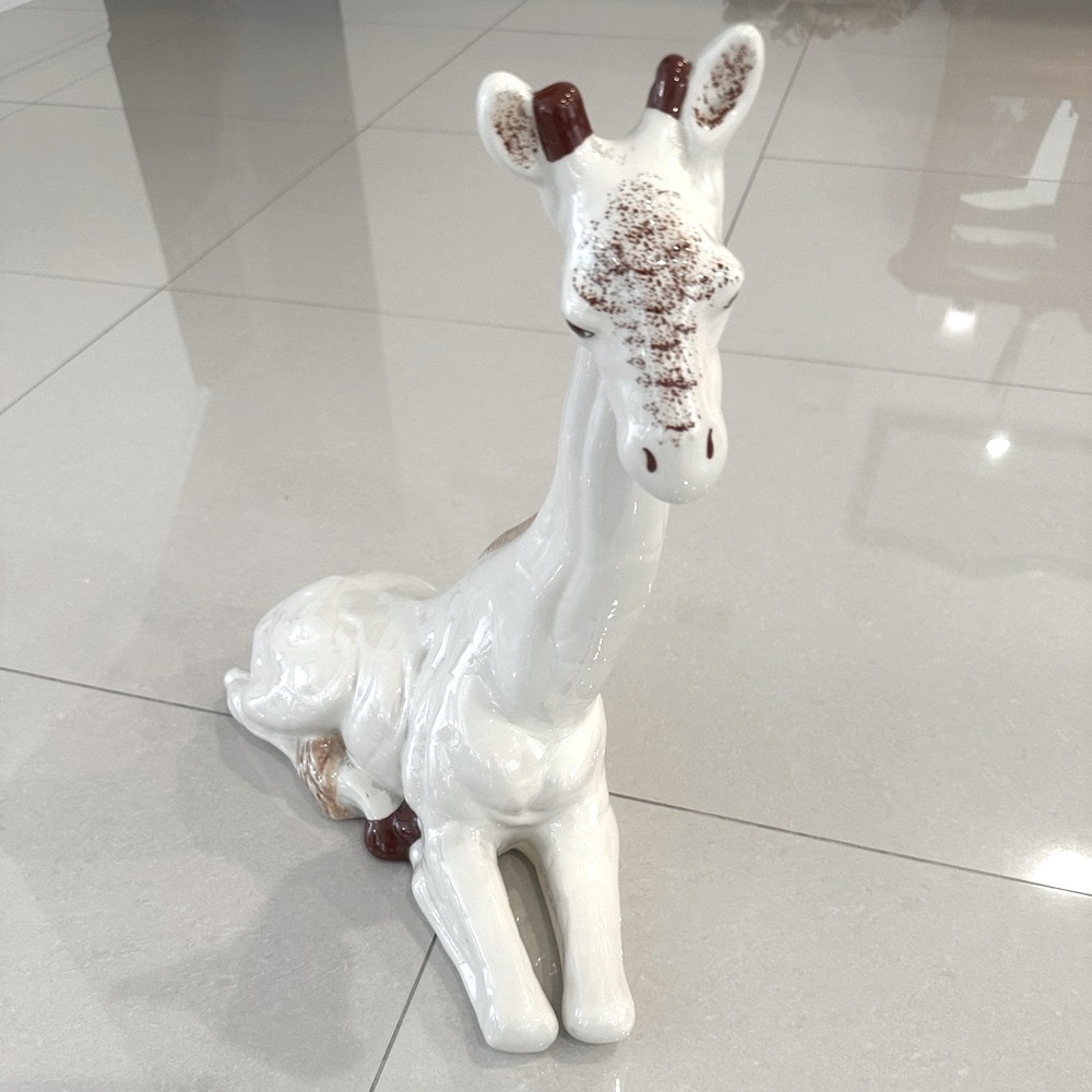 VTG🦒Giraffe, Ceramic Statue - Picture 3 of 10